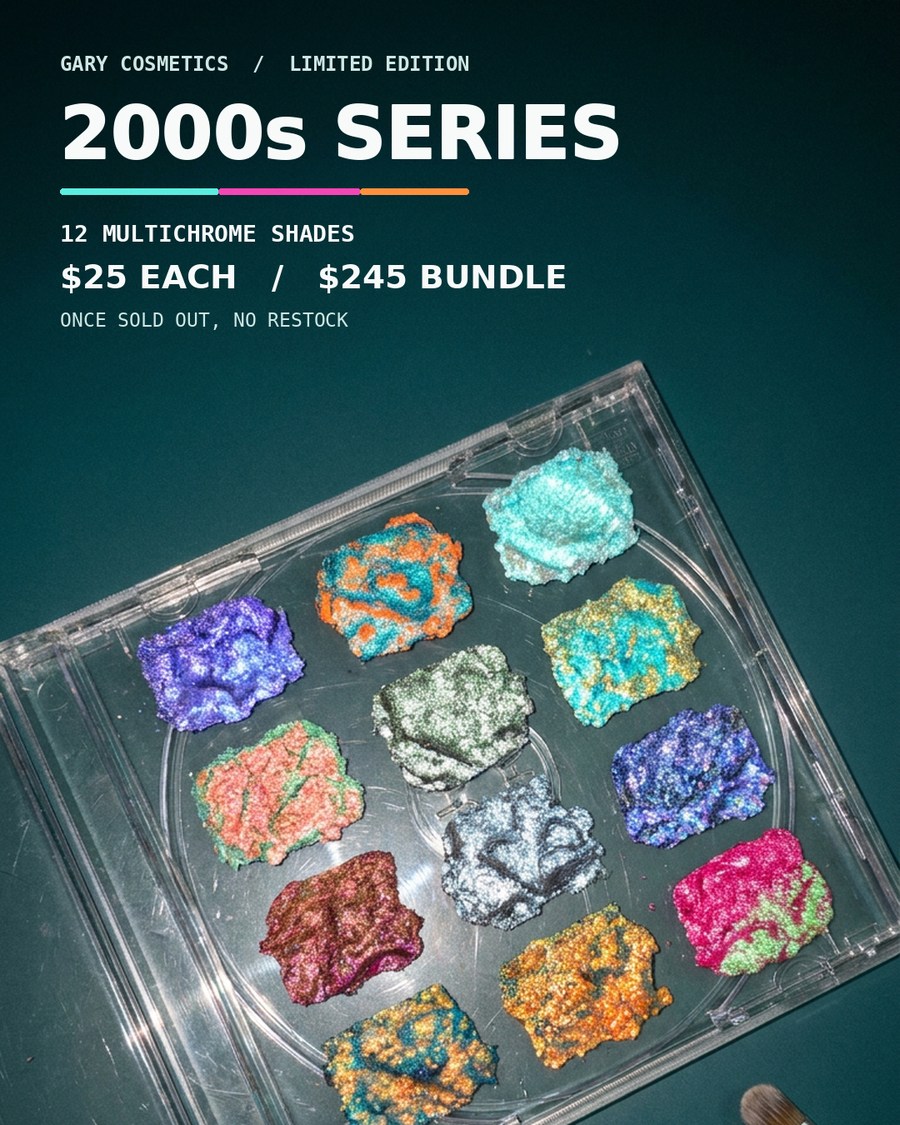 Gary Cosmetics 2000s Series information-led advertisement