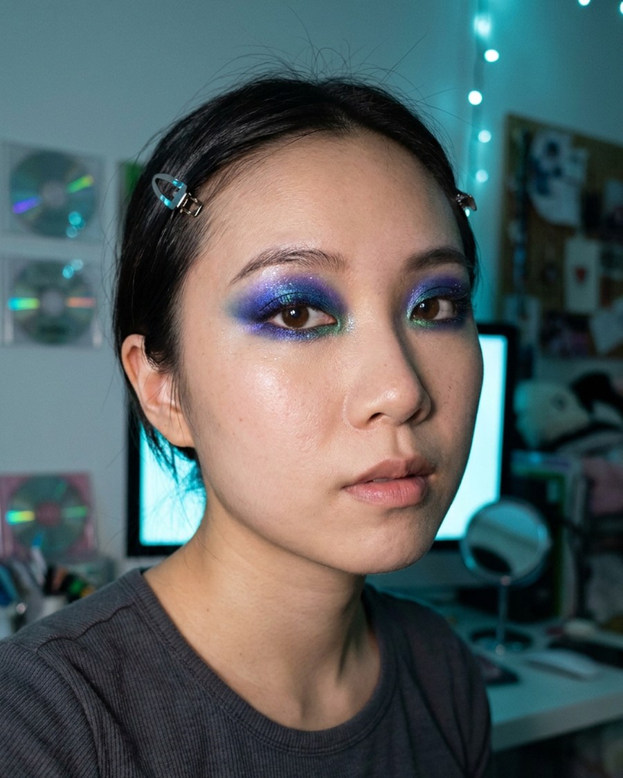 Gary Cosmetics 2AM ICQ multichrome model campaign