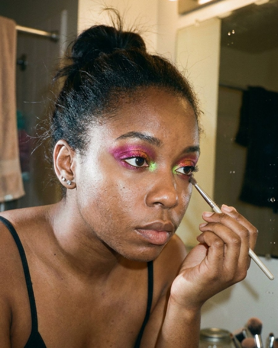 Gary Cosmetics Expired Candy makeup ritual campaign