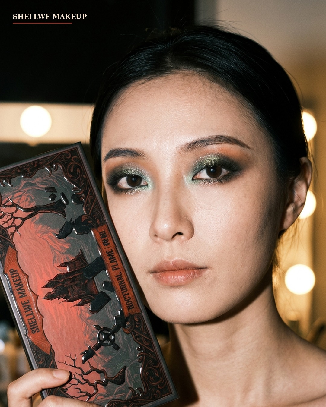 Shellwe emerald model beauty campaign