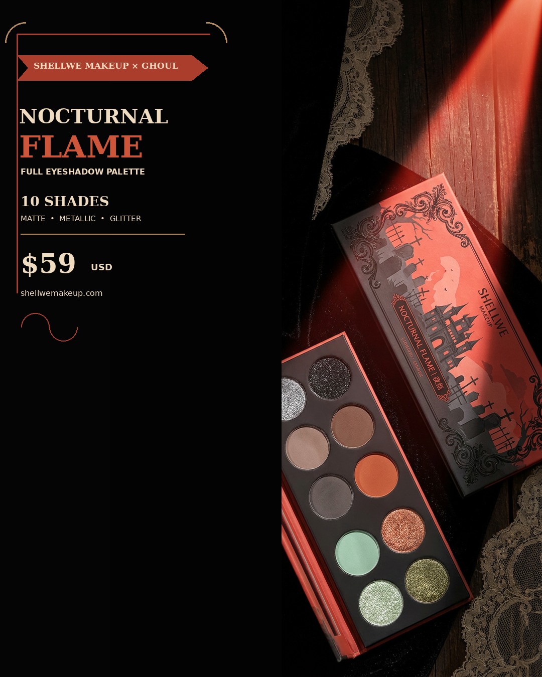 Shellwe Nocturnal Flame information-led advertisement