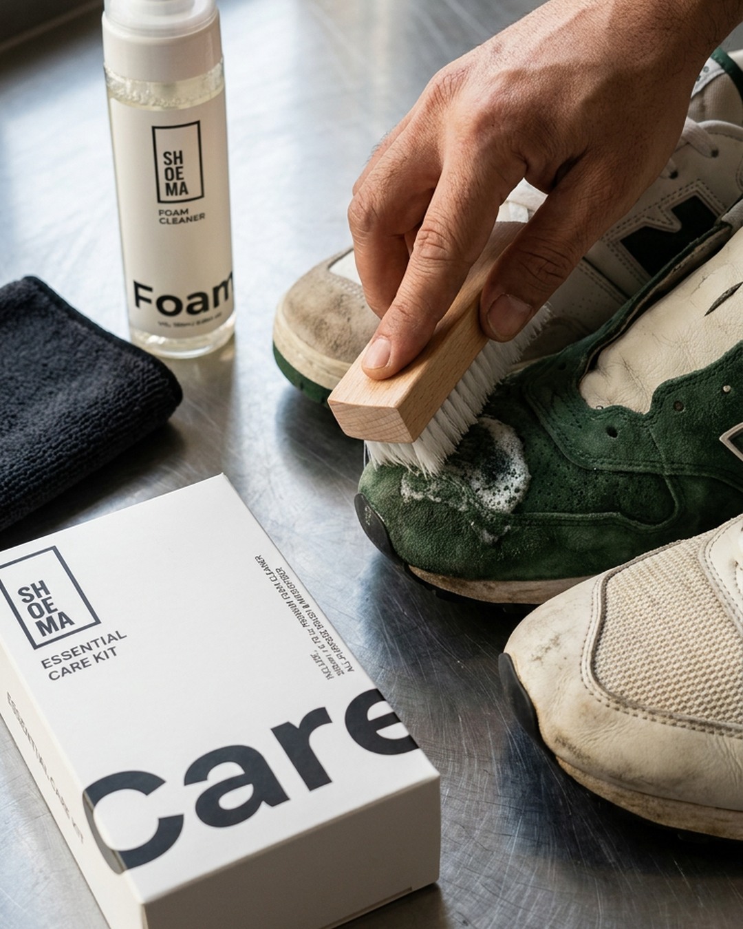 SHOEMA material care campaign