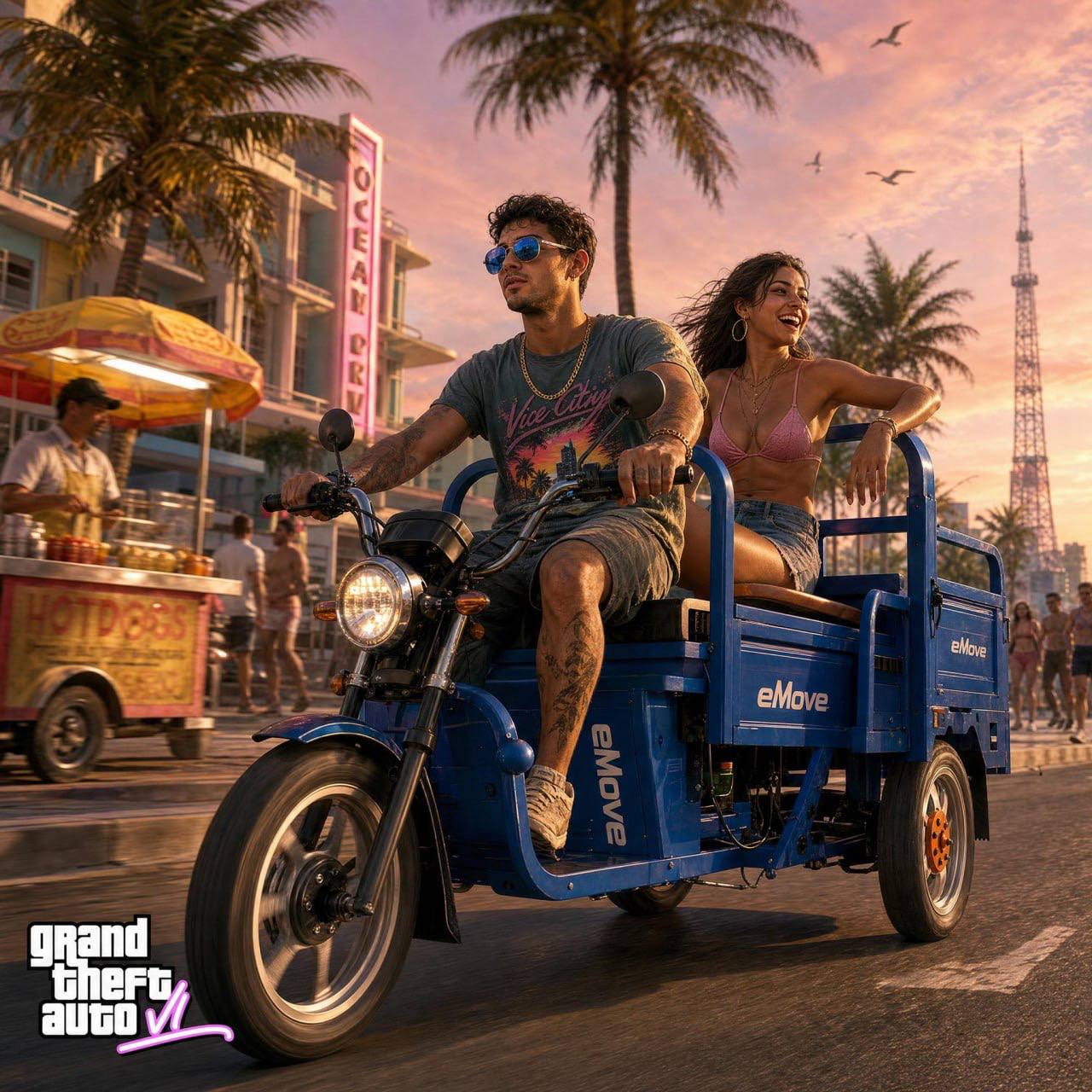 Sunset Ride campaign image