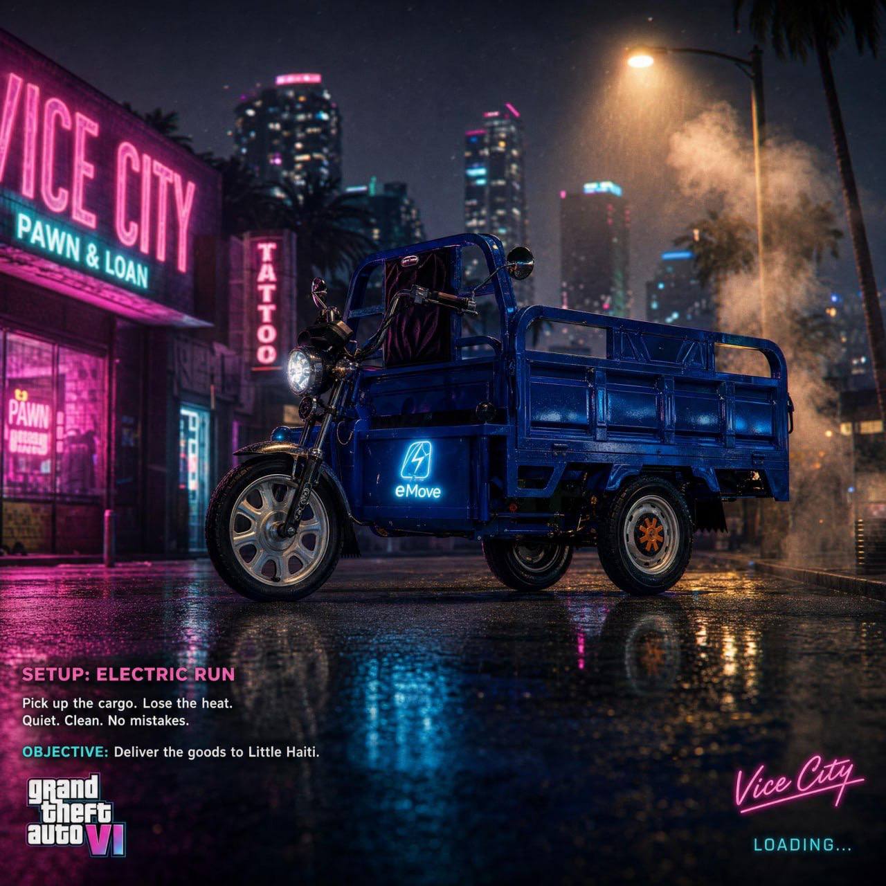Electric Run Loading Screen campaign image
