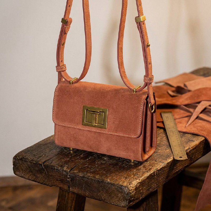Workshop Suede Bag campaign image
